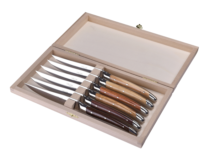 Coffret-de-6-couteaux-Laguiole-Klasse-G-Avantage-olivier
